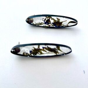 Handmade floral earring set